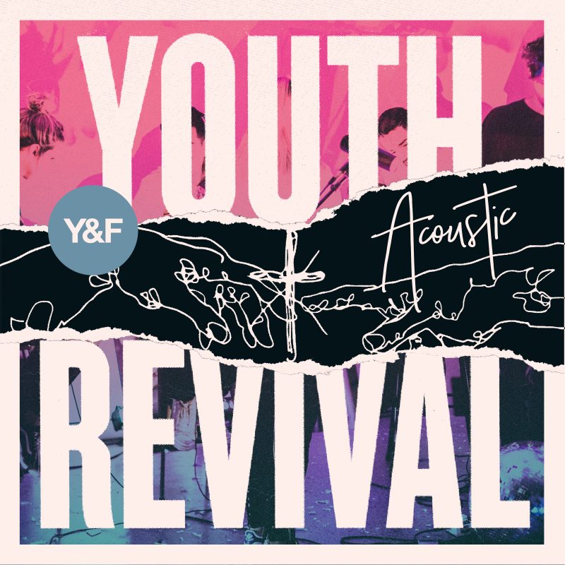 Youth Revival Acoustic album cover with artistic design and Y&F logo.