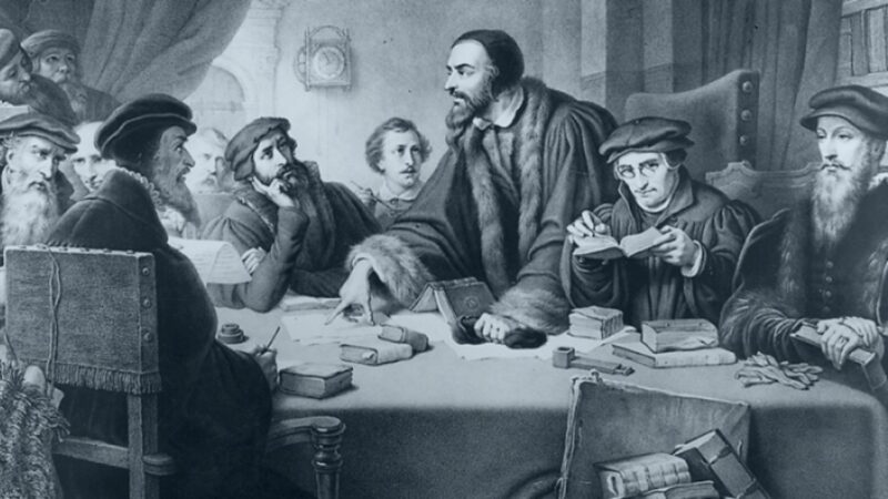 Painting of John Calvin