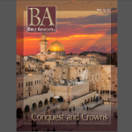 Cover of Bible Advocate magazine, March-April 2024, featuring Jerusalem at sunset with Conquest and Crowns.